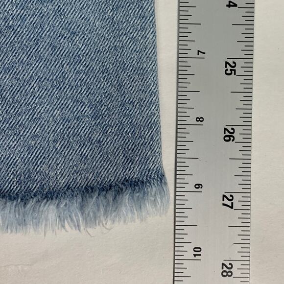 AG 26 Adriano Godschmied Isabelle Panelled High Rise Straight Crop Jean - Picture 6 of 9